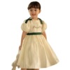 Summer dress, small princess costume with bow, puff sleeves, with embroidery, Lolita style, tutu skirt