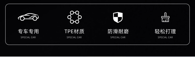 Tpe Trunk Mat Suitable for Volkswagen Lavida, Sagitar, Magotan, Passat, Tayron L, Tiguan, and 2025 Model