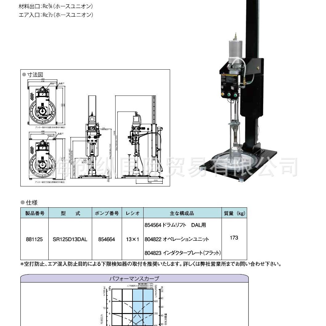 日本YAMADA泵  山田泵  SR125D13DAL  创纵国际