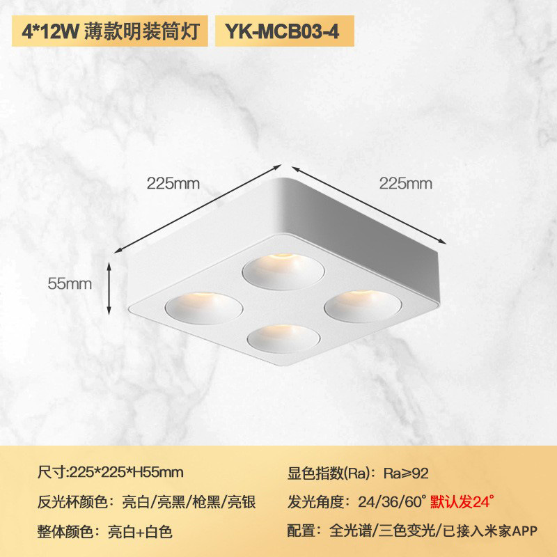Four heads 48w (all white model)