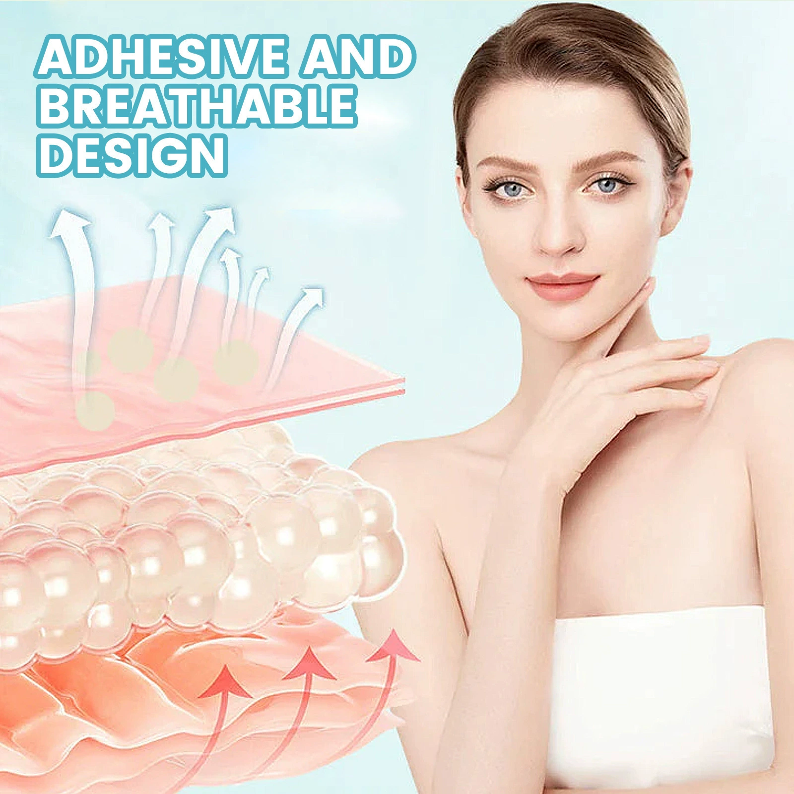 Осветляющая acne-патч OUHOE, дышащий тональный крем для лица от черных пятен, скрывает акне