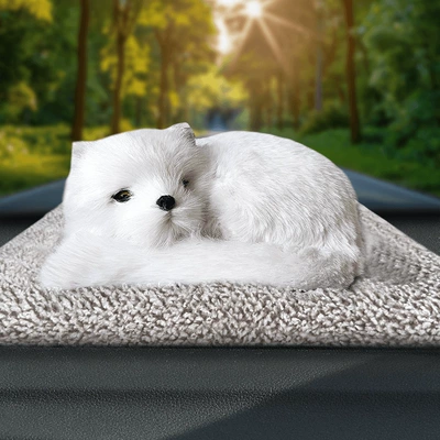 Deodorizing Formaldehyde Car Ornaments Creative Aktiv kömürlü qoxu uducular - large-snow-fox