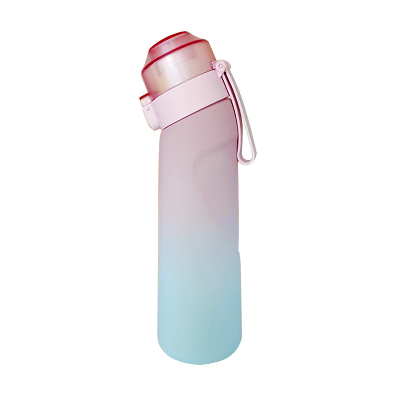 Hersteller Großhandel Verspielter, duftender, modischer Outdoor-Wasser-Trinkbecher mit Strohhalm, Hüpfbecher, Farbverlauf, Weltraum_voghion.com