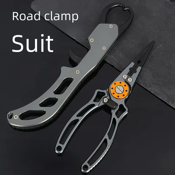 Aviation Aluminum Luya Pliers Multifunctional Fishing Pliers Control Fish Pliers Open Loop Wire Cutting Pliers Sub-fish Control Luya Equipment Fishing Pliers