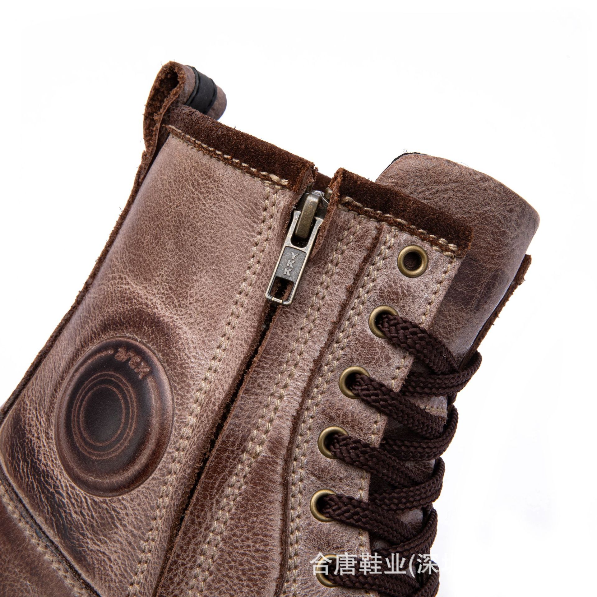 arcx Yakuqi L60900 Motorcycle Retro Riding Boots Non-Slip Road Waterproof Casual Cowhide Boots