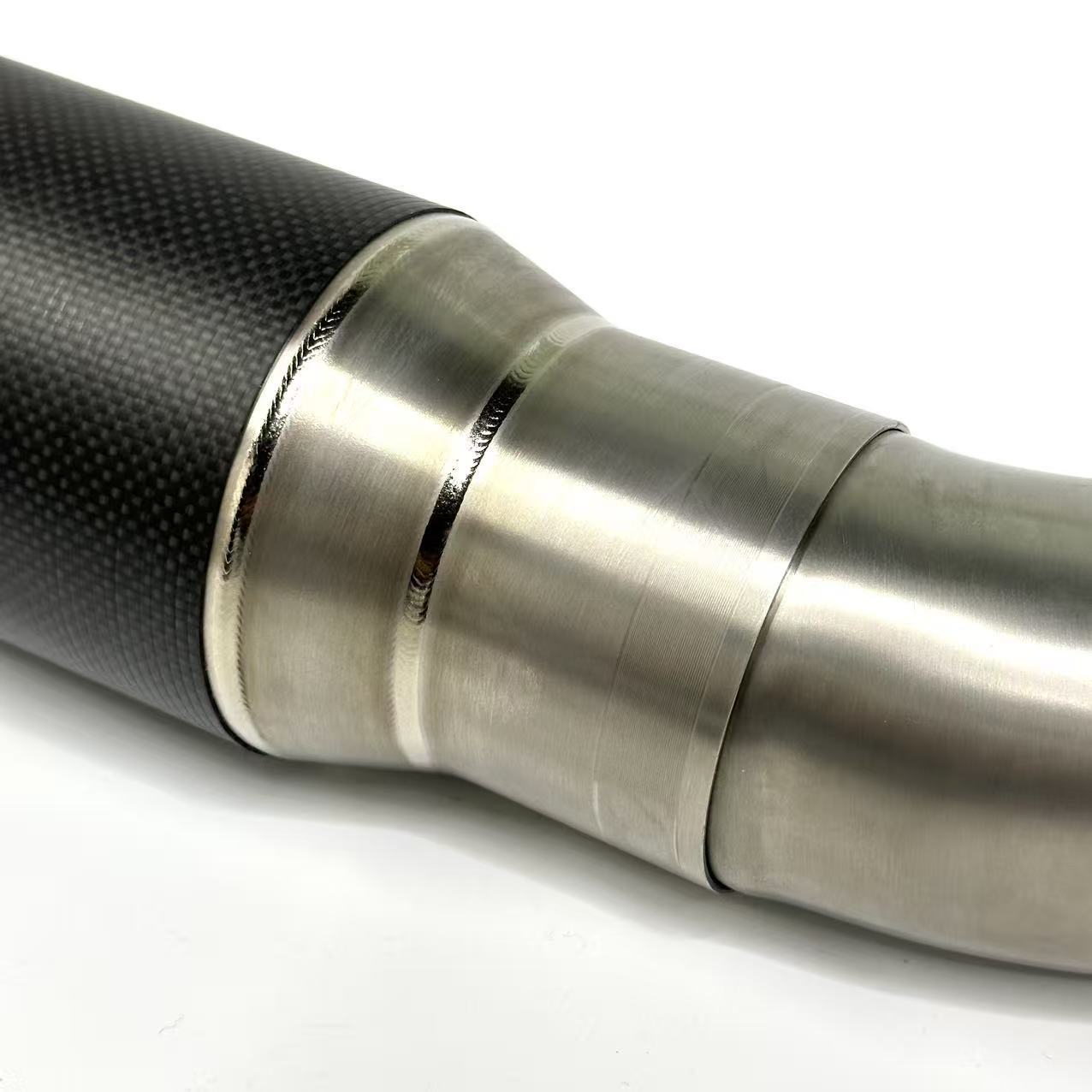Suitable for Kawasaki ZX6R motorcycles, titanium alloy mid-to-rear exhaust, 09-26, direct fit without modification