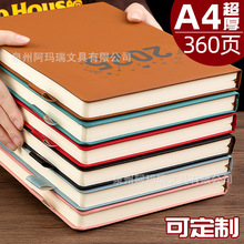 笔记本本子2025年新款超厚办公商务厚本子工作记录本b5加厚记事本