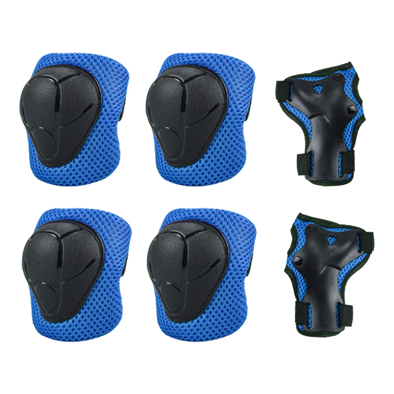 AIDY fuente fábrica de patinaje sobre ruedas para niños equipo de protección equilibrio scooter de coche patinaje deportivo equipo de protección mina traje de seis piezas