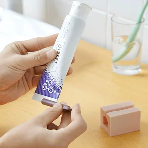 Manual Toothpaste Squeezer for Kids - Bathroom Supplies for Cosmetics, Facial Cleanser