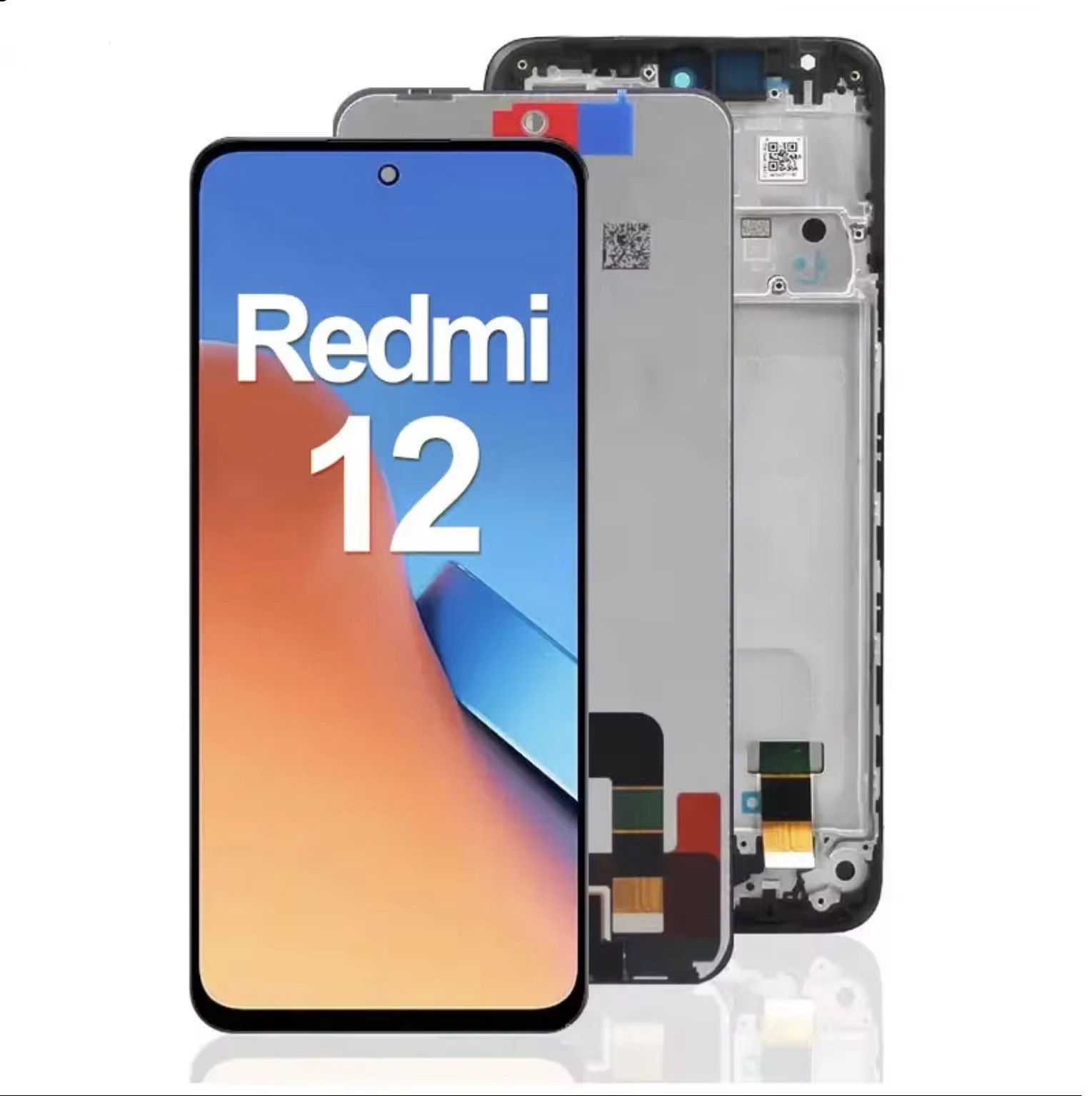 Aplicable a REDMI12 conjunto de pantalla de teléfono móvil Redmi12 conjunto de pantalla LCD con marco LCD original
