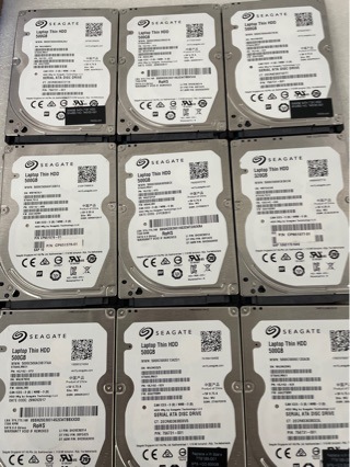 Large Quantity of St Seagate 500g Notebook 2.5inch Thin Hard Drives