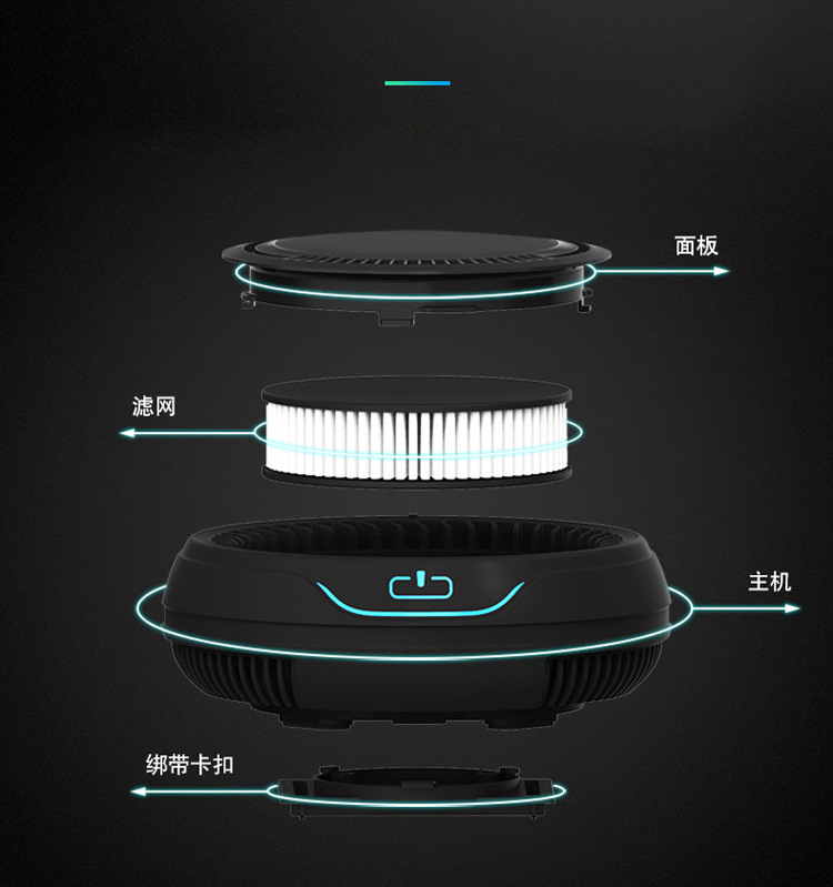 Air Purifier with Negative Ions, Aromatherapy, Formaldehyde Removal, Odor Elimination, Source Factory, Car Interior Formaldehyde Removal, Automotive Use