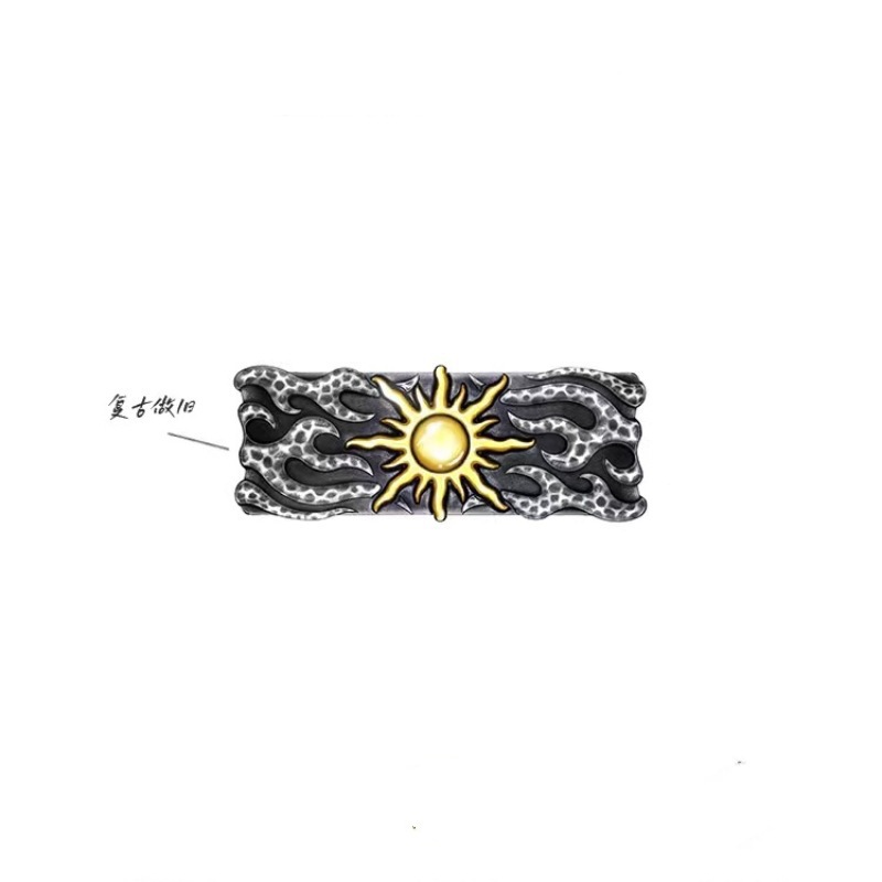 Men's Retro Thai Silver Stackable Ring Unique Trendy Jewellery_voghion.com
