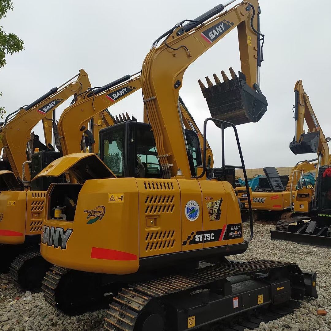 Exportación doméstica compra de segunda mano Sany60 75 95 excavadora precio 5.8 productos