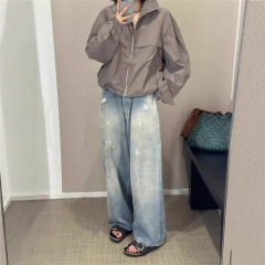 AC 25秋新款1996刺绣立领休闲运动风男女同款夹克上衣风衣外套