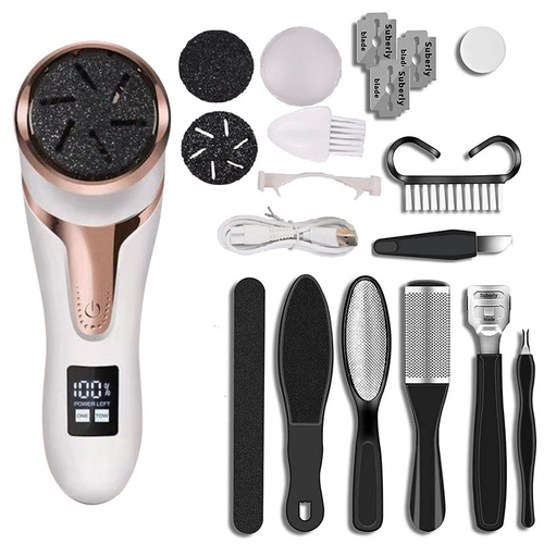 New Electric Foot Polisher and Scraper with Charging Function, Beauty Pedicure Machine for Removing Dead Skin, Calluses, and Foot Corns