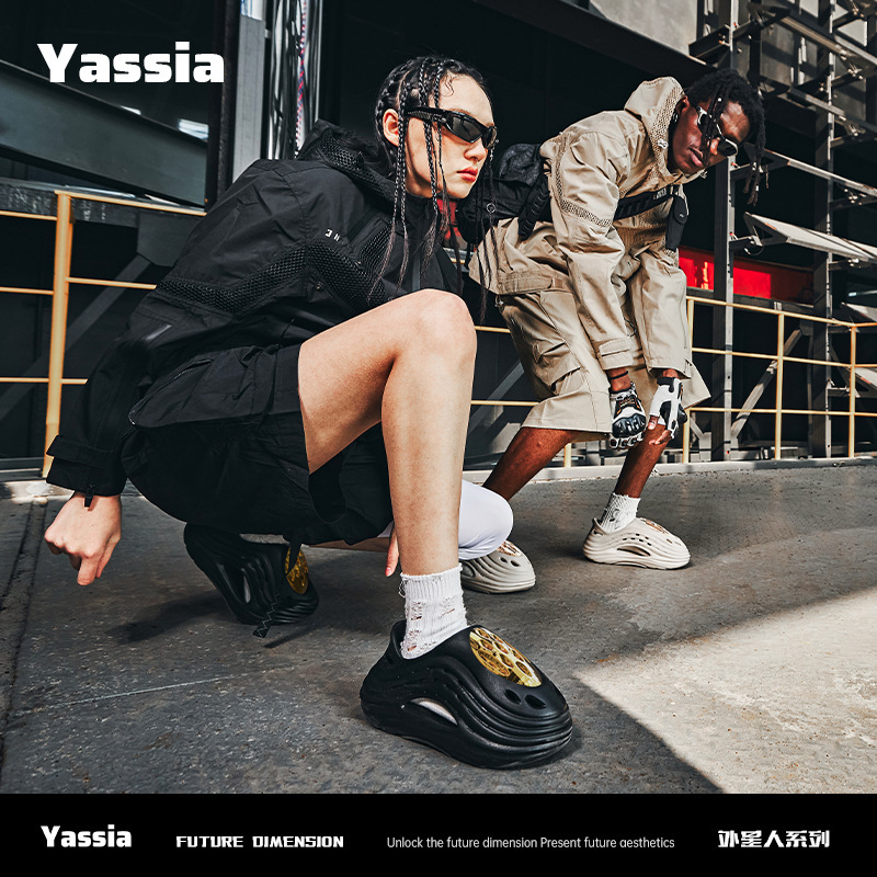 Yasun Alien アップグレードされた下駄男性と女性のための 25 新しい夏のアウトドアスポーツカップルビーチシューズ|undefined