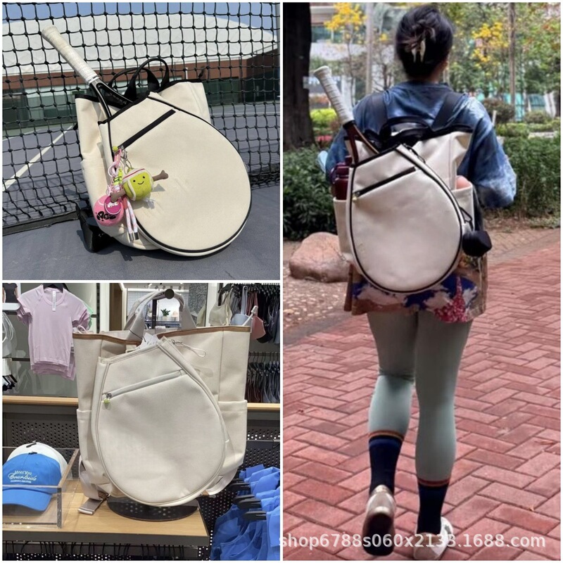 Lululemon Tennis Bag 2026 New Racket Bag19L Canvas Shoulder Bag Professional Tennis Equipment Bag Lululemon Tennis Bag 2026 New Racket Bag19L Canvas Shoulder Bag Professional Tennis Equipment Bag