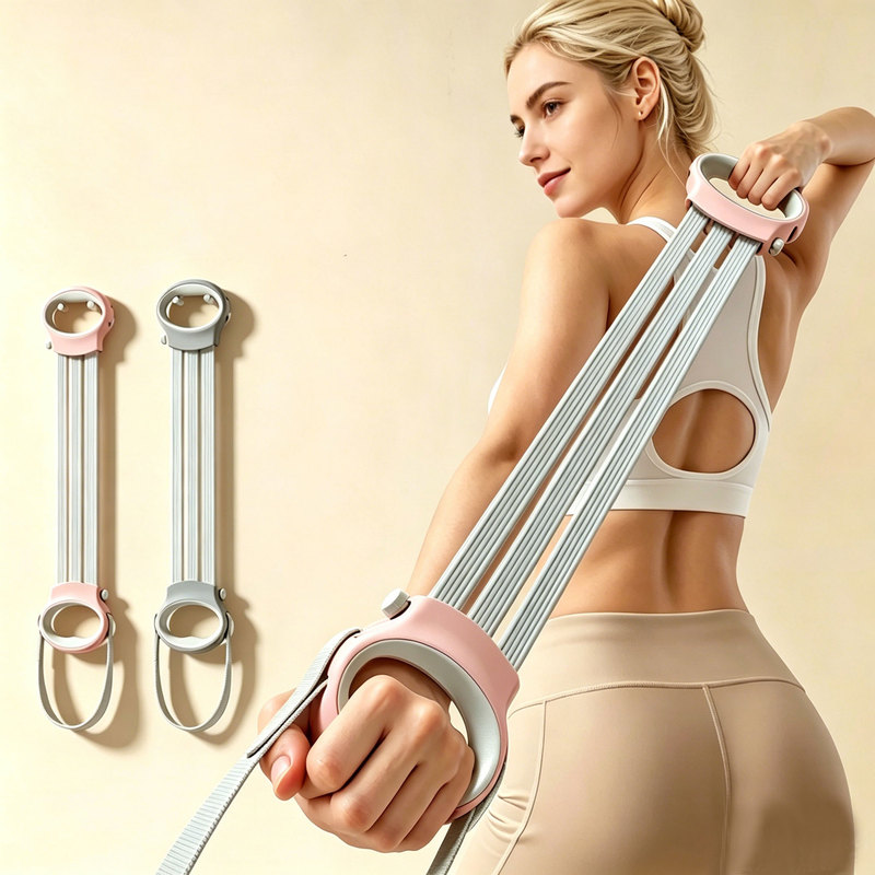 Yoga Resistance Band Adjustable Pull Rope Home Fitness Equipment for Women Resistance Exercise Shoulder and Back Stretching Tool