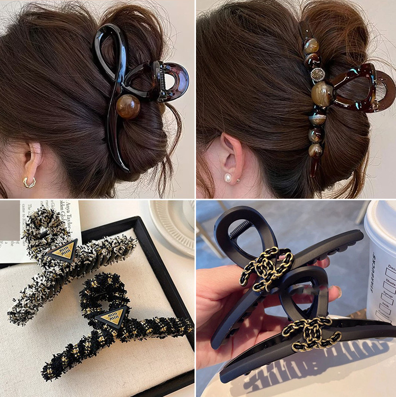 Maillard Hair Clip Women's Head Clip Shark Clip Hair Clip High Sense Hair Grab Large Headwear 2025 New Style