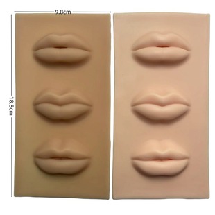 Tattoo Lip Module Silicone Tattoo 3D Stereo Mouth Artificial Silicone Solid Lip Novice Lip Tattoo Practice Skin