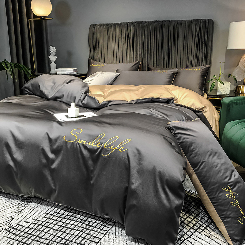 Bedding Set for Home Use in the Bedroom, Seven or Eight Pieces, Including Duvet Cover, Sheets, Pillows, Quilt, Complete Set, Bedding, Fitted Sheet
