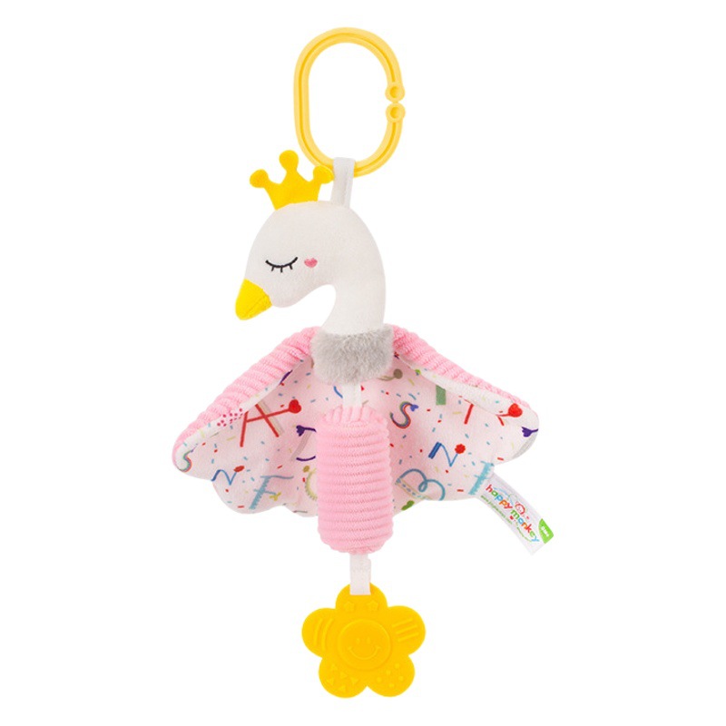 HappyMonkey0-3-year-old torno colgando educación temprana felpa cama de coche cielo calmante serie creativa juguetes para bebés