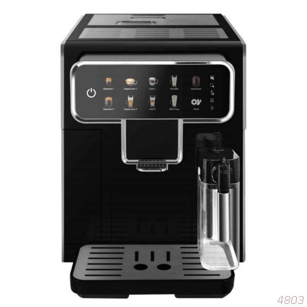 Cafetera Tres en Uno Totalmente Automática con Molinillo de Granos y Espumador de Leche, Cafetera Espresso de Grano a Taza