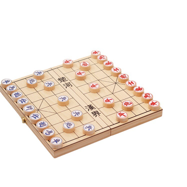 Wooden toy, Chinese folding foldable chess