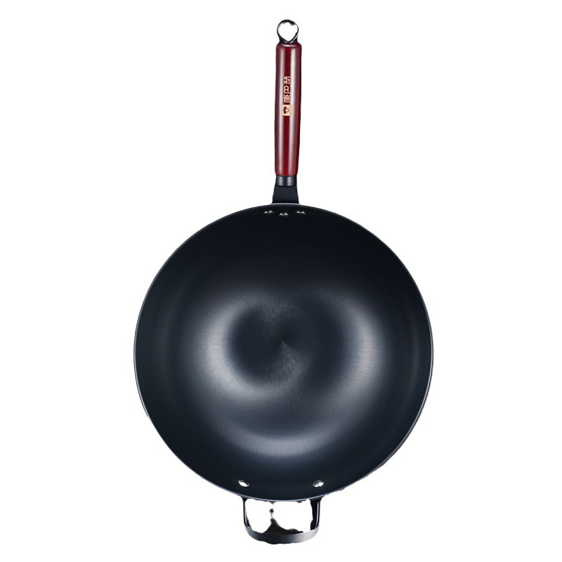 Kangbach WOK de hierro wok antiadherente no recubierto wok WOK de hierro anticuado wok Cocina de Inducción de gas Universal