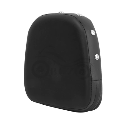 Motorcycle Accessories Harley Cruise Prince Car Tiema 400 Shadu Universal Modified Rear Backrest Bag Rear Cushion (Motorcycle cushion) - large-studded-black