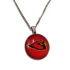 Retro football necklace, American style