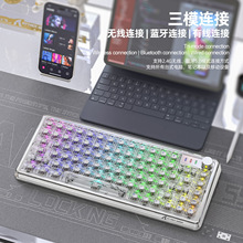 Attack Shark������K75RGB�o���Cе�I�P�{��͸��gasket�����I�P