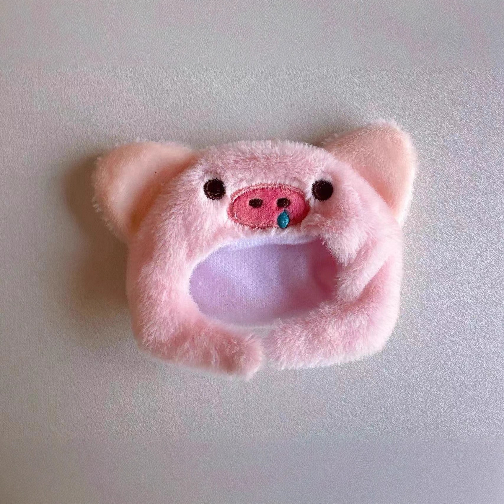 10-13cm Self-Deprecating Bear Doll Hood Plush Clothes Taiyaki Hat Beaver Doll Clothing Cartoon Baby Clothes