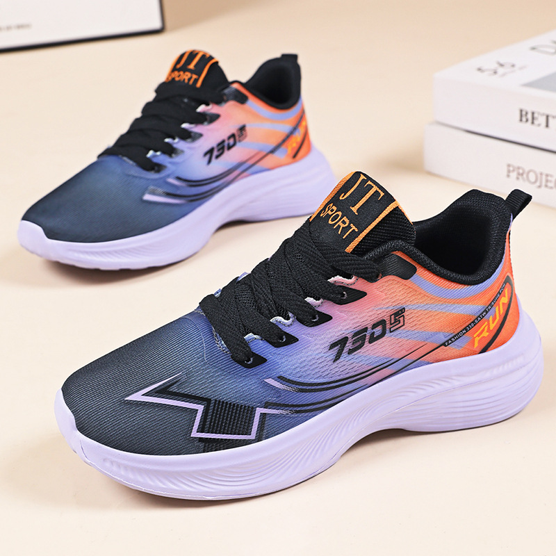 Zapatos deportivos de primavera de mujeres nuevos zapatos de comercio exterior al por mayor pareja de moda coreana zapatos de correr zapatos casuales ligeros