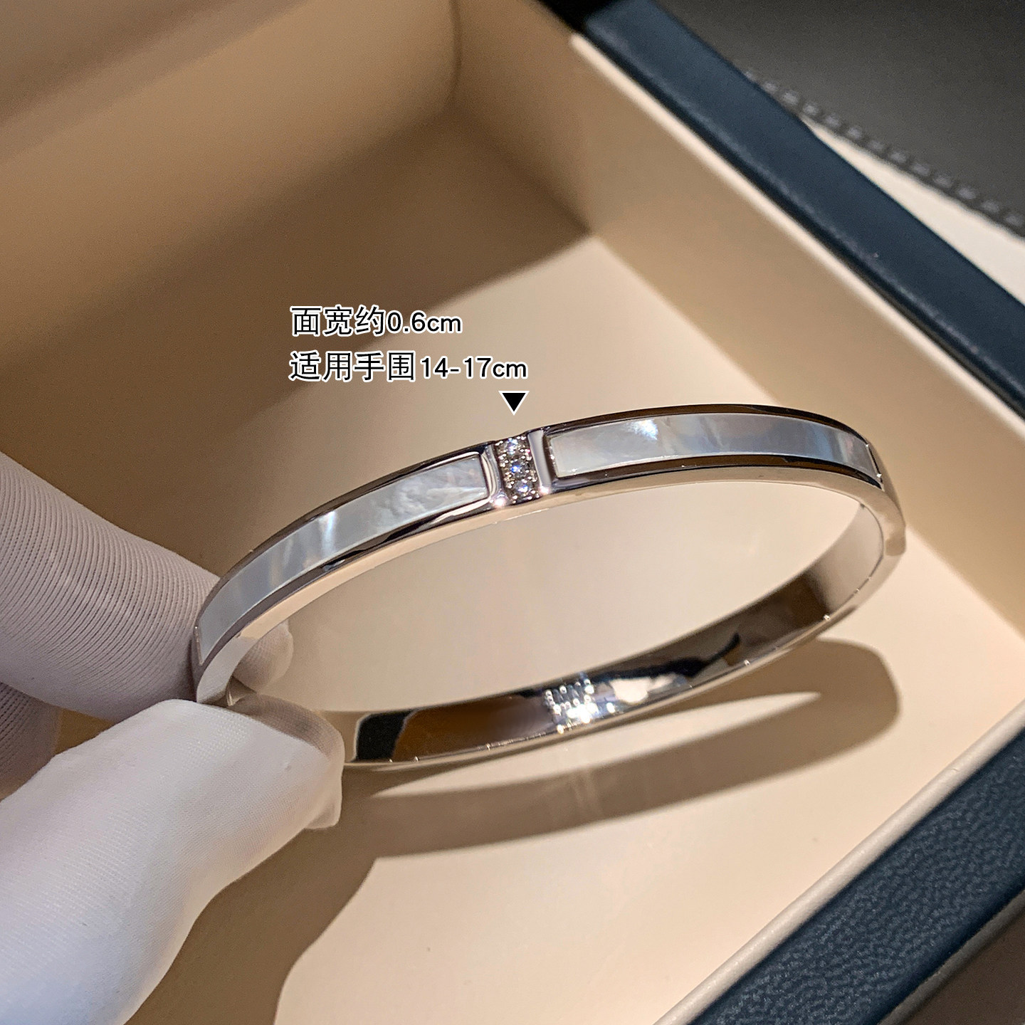Brazalete de oro y plata rosa de fritillaria natural para mujeres 2026 nuevo nicho de lujo ligero y exquisito accesorios de pulseras superpuestas image 8
