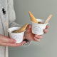 Net red gelato ice cream paper cup wholesale disposable ice cream ice cream packing bowl yogurt trial cup commercial