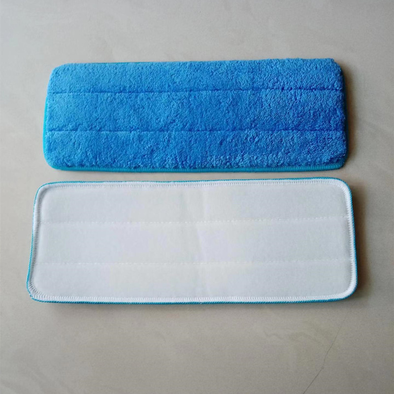 Thickened Adhesive Flat Mop Head, Lazy Mop Head, Absorbent Mop Cloth, Hook-And-Loop Replacement Cloth, Cleaning Cloth, Removable and Washable