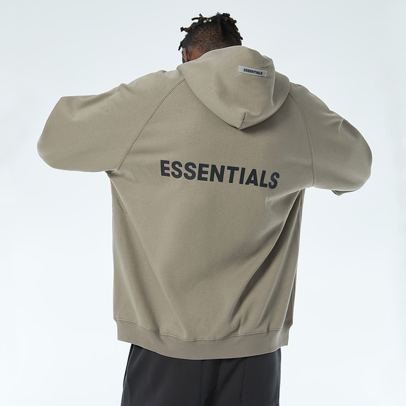 Official Flagship Store Essentials Sweatshirt Fleece-Lined Casual Loose Cardigan Pull Men's and Women's Jacket Trendy Official Flagship Store Essentials Sweatshirt Fleece-Lined Casual Loose Cardigan Pull Men's and Women's Jacket Trendy