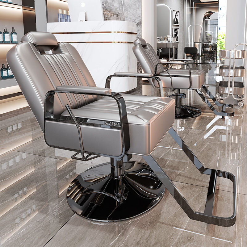 La peluquería de alta gama puede bajar la silla de peluquería, la silla de corte de pelo de teñido en caliente giratorio de elevación especial para la peluquería de alto perfil, simple image 31