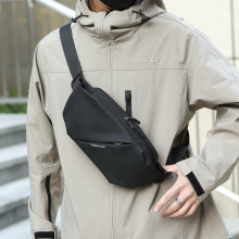 新款胸包男款斜挎包休闲通勤腰包男士单肩包机能风潮牌小挎包批发