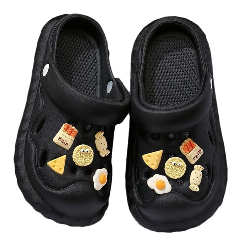Hole shoes for women with soft soles, summer new style outdoor sweet sandals, thick soles, toads, cute sandals for women