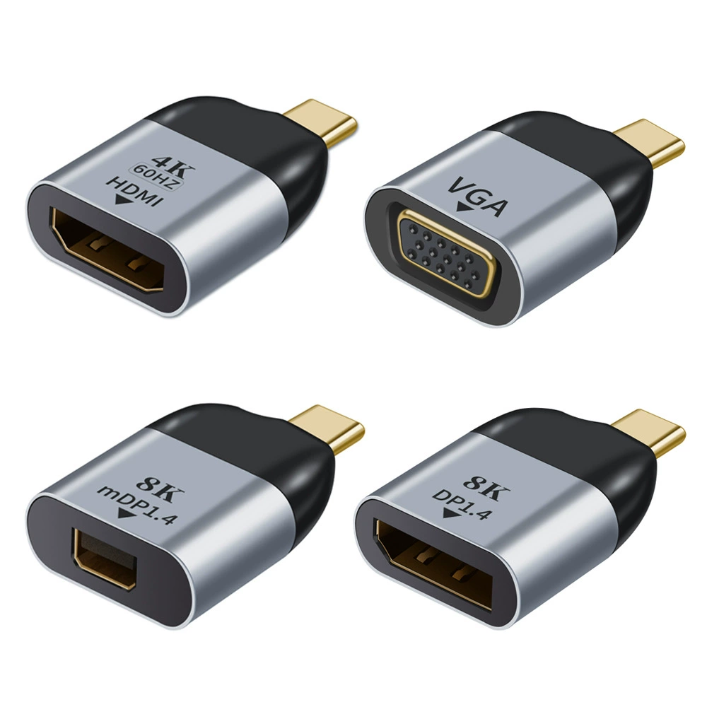 Кабель-адаптер Type-c-VGA подходит для мобильного телефона Apple 16/15 Android, адаптер внешнего проектора с дисплеем