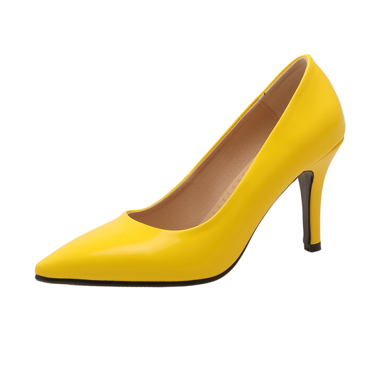 2026 Spring and Autumn High Heels Pointed Toe Shallow Mouth Single Shoes Women's Shoes Large Size 40-52 Cross-Border Foreign Trade Chengdu Dropshipping