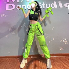 跳舞衣服长裤套装gogogogo劲服装女爆热舞服装跳舞演出服酒吧连体