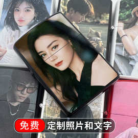 刻字照片男女士煤油打火机机甲师防风老式创意个性潮图片