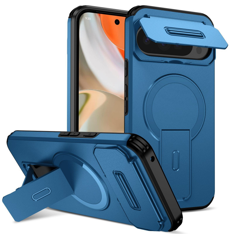 Blue lens charging, invisible tubing