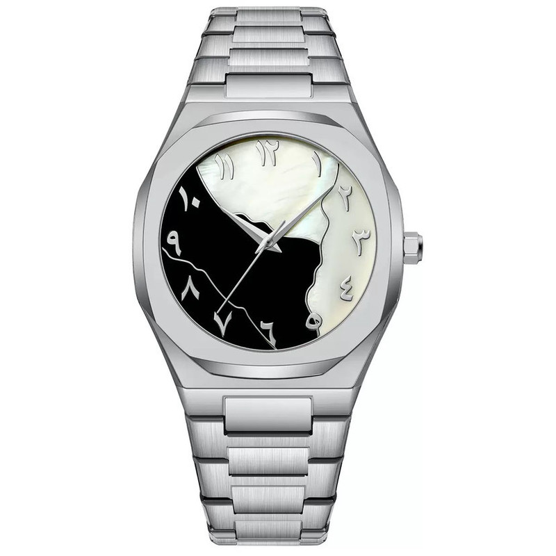 Octagonal Fashion Men's Watch with Shell Dial, Electronic Watch, Cross-Border Best-Selling Waterproof Sports Watch
