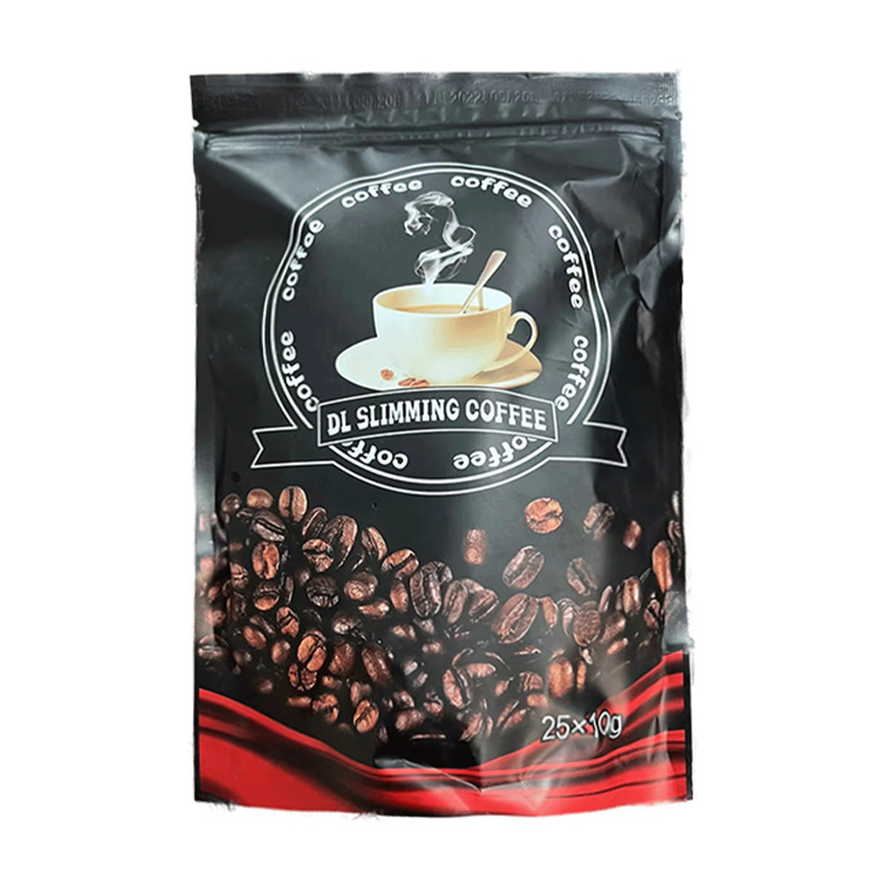 Solid Black Coffee with Sugar, Genuine Dlyso Instant Slimming Coffee, Fast Burning, Safe Ingredients, No Additives, Fast Burning
