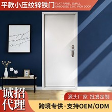 彩钢房门隔墙板拼接集装箱门带锁钢制房入户安全门活动板房门